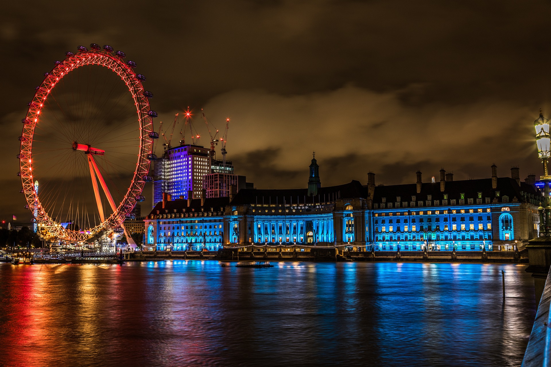 Londýnské oko: Panoramatický pohled na město
