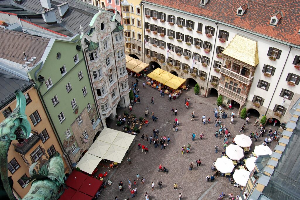Innsbruck Zlatá střecha